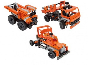 Конструктор Clementoni - Транспортные и карьерные грузовики (Clementoni, 75029)