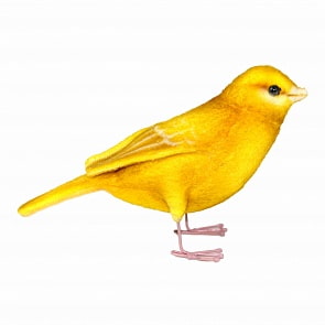 Мягкая игрушка - Канарейка, 13 см (Hansa, 7643)