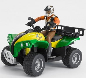 Bruder Квадроцикл с гонщиком (Bruder, 63-000)