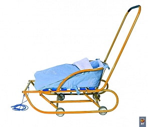 Матрасик для санок из овечьей шерсти Oxford закрытый на молнии (RT, 3219RT)