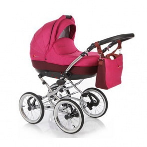 Коляска классическая 2 в 1 - Arabella, гранат (Jetem, PP1_гранат)