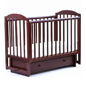 Кровать маятниковая БИ 41 Кубаночка-5, орех темный 35 (Кубаночка, КУБ-41_орех темный 35)