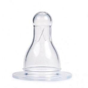 Соски молочные силиконовые для детского питания с антиколиковой системой для стимуляции носового дыхания (Canpol, 18/115)