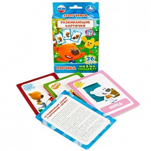 Карточки развивающие Мимимишки – Логика, 36 карточек (Умка, 4690590137680sim)