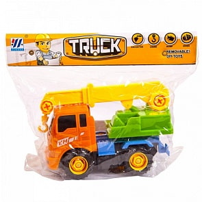 Машинка-конструктор Подъемный кран с инструментами (Junfa Toys, YH559-19B)