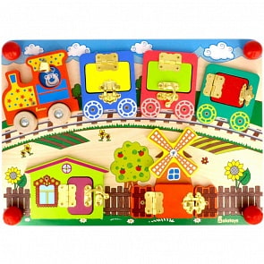Бизиборд - Вагончики (Alatoys, ББ103)
