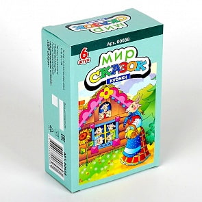 Кубики Мир сказок-5, 6 шт. (Десятое королевство, 00658ДК)