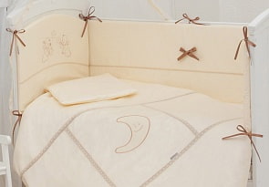 Бампер в кроватку - Волшебная сказка, бежевый, 380 х 40 (Makkaroni Kids, 00-0013744)