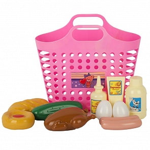Игровой набор Продуктовая корзинка, 12 предметов (Совтехстром, У893)