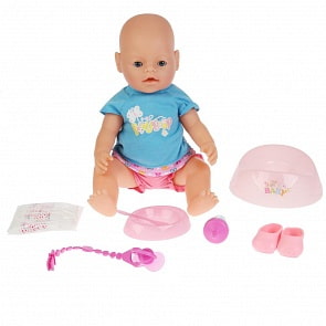 Интерактивный пупс с аксессуарами, пьет и писает, закрывает глаза (B1735082)