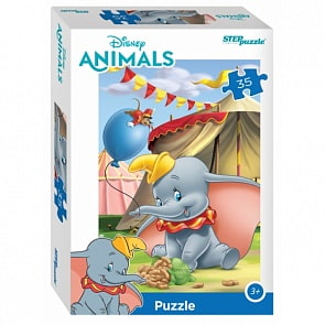 Пазл - Зверята Дисней, 35 деталей (Step Puzzle, 91404)