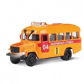 Машина металлическая инерционная - КАВЗ - Аварийная служба со светом и звуком (Технопарк, CT10-069-7sim)
