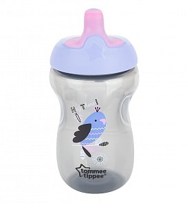 Стакан-непроливайка - Спорт, 300 мл, фиолетовый-серый (Tommee Tippee, 1006_фиолетовый-серый)