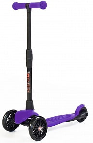 Самокат 3-колесный Alfa Model Buggy Boom со светящимися колесами, цвет фиолетовый (Buggy Boom, 003-2193)