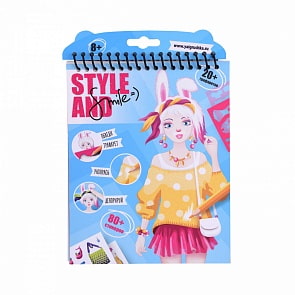 Блокнот дизайнера - Девочка-зайчик, размер  16 х 20 см (ЯиГрушка, 12258)