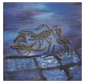 Набор для творчества в технике String Art - Мотоцикл (Волшебная мастерская, ST-04)