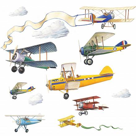 Наклейки для декора - Самолеты, исторические модели 