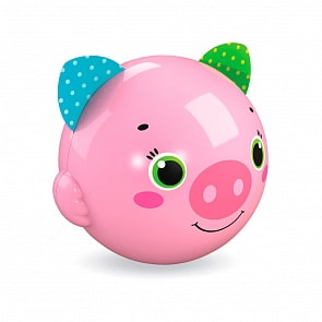 Музыкальный мячик Смешинка - Хрюшка (Азбукварик, 28440-8)