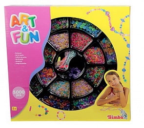 Набор для детского творческого развития - Набор 5000 бусинок (Simba, 6371714)