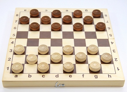 Настольная игра – Шашки деревянные 