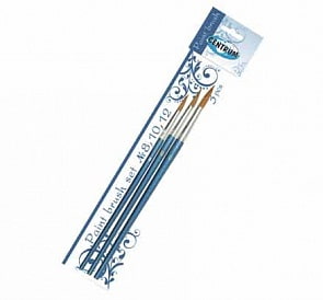 Кисти набор 3 штуки № 8, 10, 12, шерсть овцы, конус (Centrum, 80658)