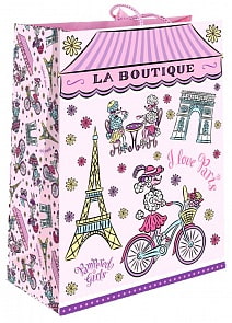 Пакет подарочный PG - Paris, бумажный (Росмэн, 21749ros)