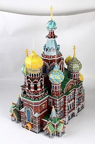 Объёмный пазл серии Россия, Воскресения Христова (Cubicfun, MC148h)