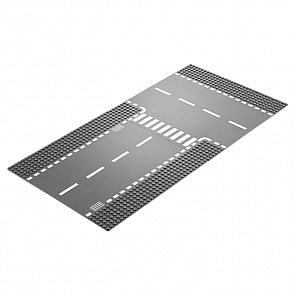 Конструктор Lego City - Прямой и Т-образный перекресток (Lego, 60236)