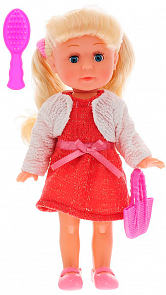 Интерактивная кукла Карапуз, 30 см, закрываются глаза (Карапуз, POLI-03-RU (24sim)