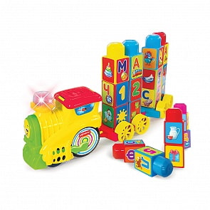 Поезд музыкальный - Буковка, желтый (Азбукварик, 28433-0)