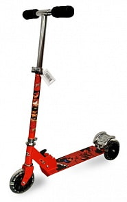 Трехколесный самокат – Леди Баг, складной, светящиеся колеса 12 см (ST-ALU-2LBG-2)