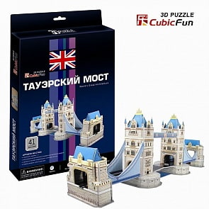 Объёмный пазл серии Лондон, Таэурский мост (Cubicfun, C702h)