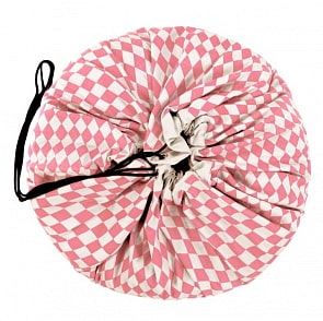 Мешок для хранения игрушек и игровой коврик из коллекция Print - Розовый бриллиант, 2 в 1 (Play&Go, bg79957)