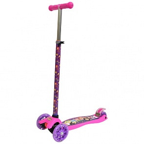 Самокат трехколесный Сказочный патруль со светом управление наклоном (Сказочный патруль, JP-MG-03M-SP)