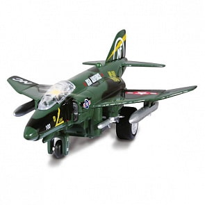 Инерционный самолет 1:43, свет, звук (Технопарк, SL324WB)