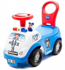 Каталка - пушкар "Полицейская машина Микки Мауса" (Kiddieland, KID 052720veg)