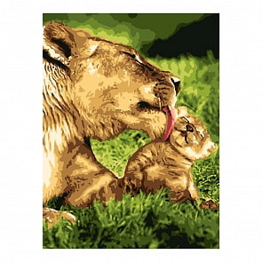 Раскраска по номерам Забота (Lori, Ркн/ф-153)