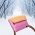 Муфта меховая для коляски Nuovita Alpino Pesco Rosa/Розовый  - миниатюра №3