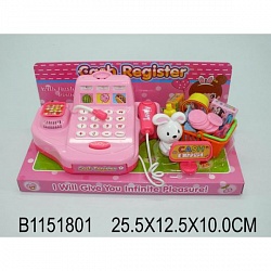 Кассовый аппарат со светом, звуком и аксессуарами (B1151801) - миниатюра