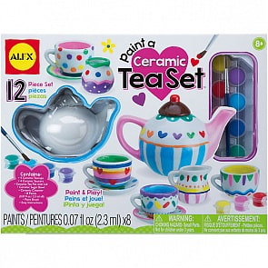 Набор - Распиши фарфоровый сервиз, 12 предметов, от 8 лет (Alex, 171P)
