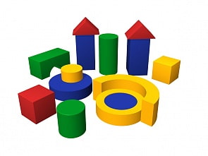 Мягкий конструктор - Избушка (Romana, ДМФ-МК-14.90.02)