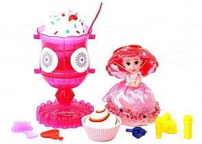 Набор Cupcake Surprise - Мороженое - Туалетный столик с куклой-капкейк и питомцем (Emco, 1140) Набор Cupcake Surprise - Мороженое - Туалетный столик с куклой-капкейк и питомцем (Emco, 1140)