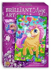 Мозаика со стразами Magic Crystal Пони (Лапландия, 64580б)