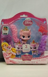 Мини-набор "Королевские питомцы. Модные хвостики - Кошечка Милашка, питомец Авроры" с аксессуарами (Blip Toys, 20728) 