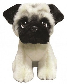 Мягкая игрушка - Щенок Мопс, 18 см (Gulliver, 50-75973P)