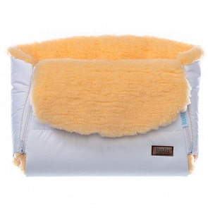 Муфта меховая для коляски Nuovita Vichingo Pesco Bianco/Белый (Nuovita, NUO-mVICP_2157)