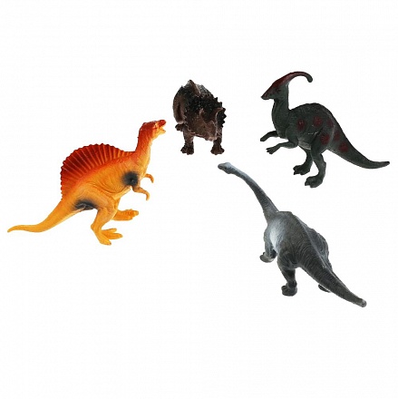 Игровой набор Рассказы о животных – Динозавры, 4 штуки  