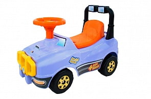 Автомобиль-каталка №2 - Джип, сиреневый (Полесье, 62895)