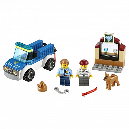 Конструктор Lego® City Police - Полицейский отряд с собакой 