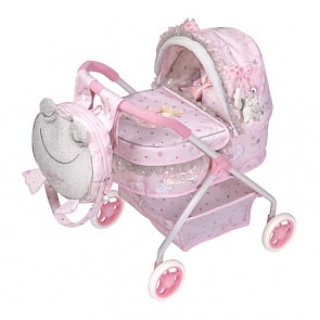 Коляска для куклы с рюкзаком серии Мария, 56 см (DeCuevas, 86034)